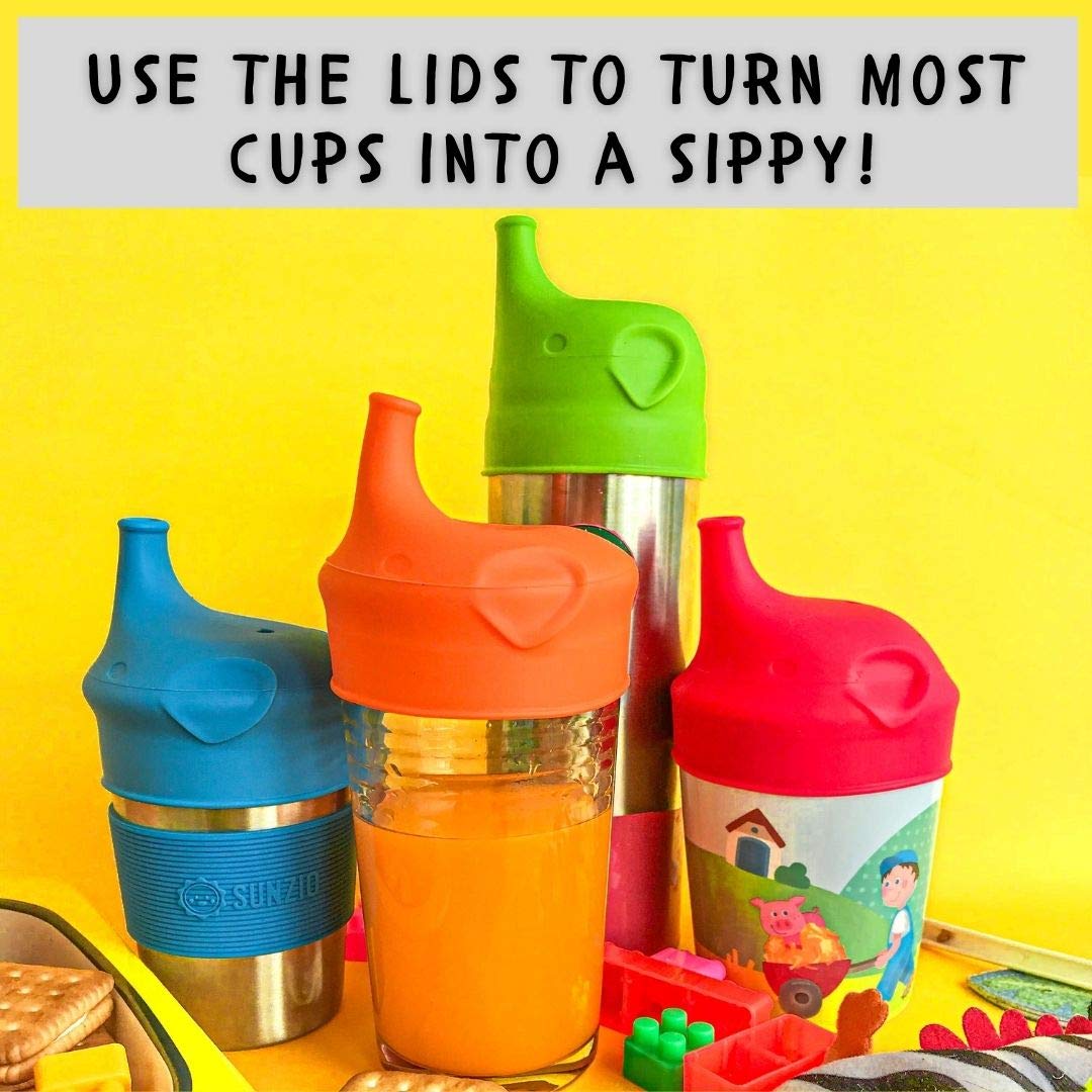 Sippy Cups for Toddlers and Kids, Stainless Steel Sippy Cup