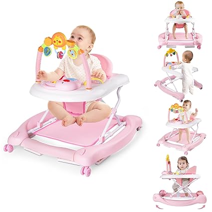 Baby Walker, 5-in-1 Baby Walkers for Boys and Girls 6-12 Months