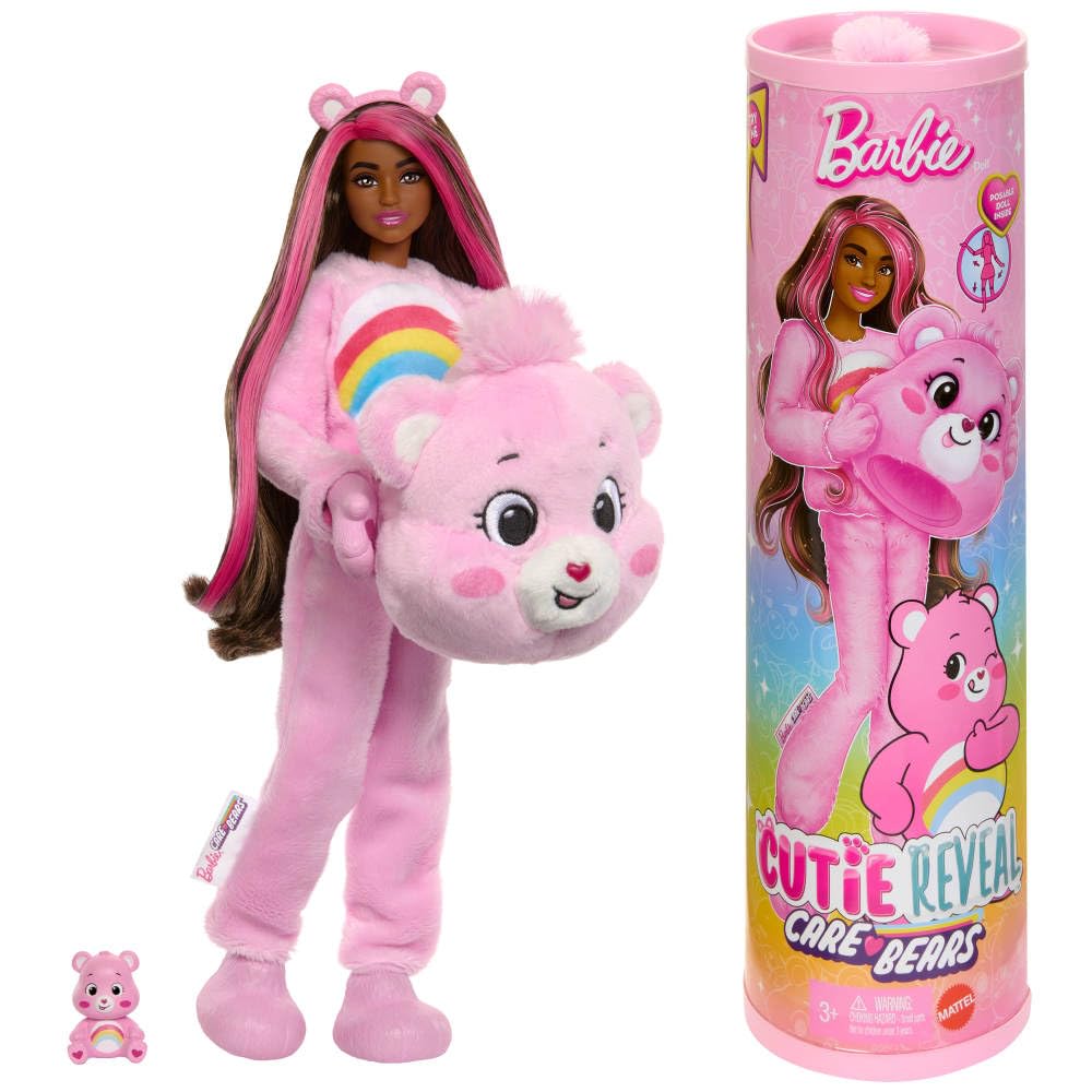 Cutie Reveal Doll & Accessories, Care Bears Series, Fashion Doll