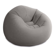 Beanless Bag Inflatable Lounge Chair: Corduroy Textured Flocking