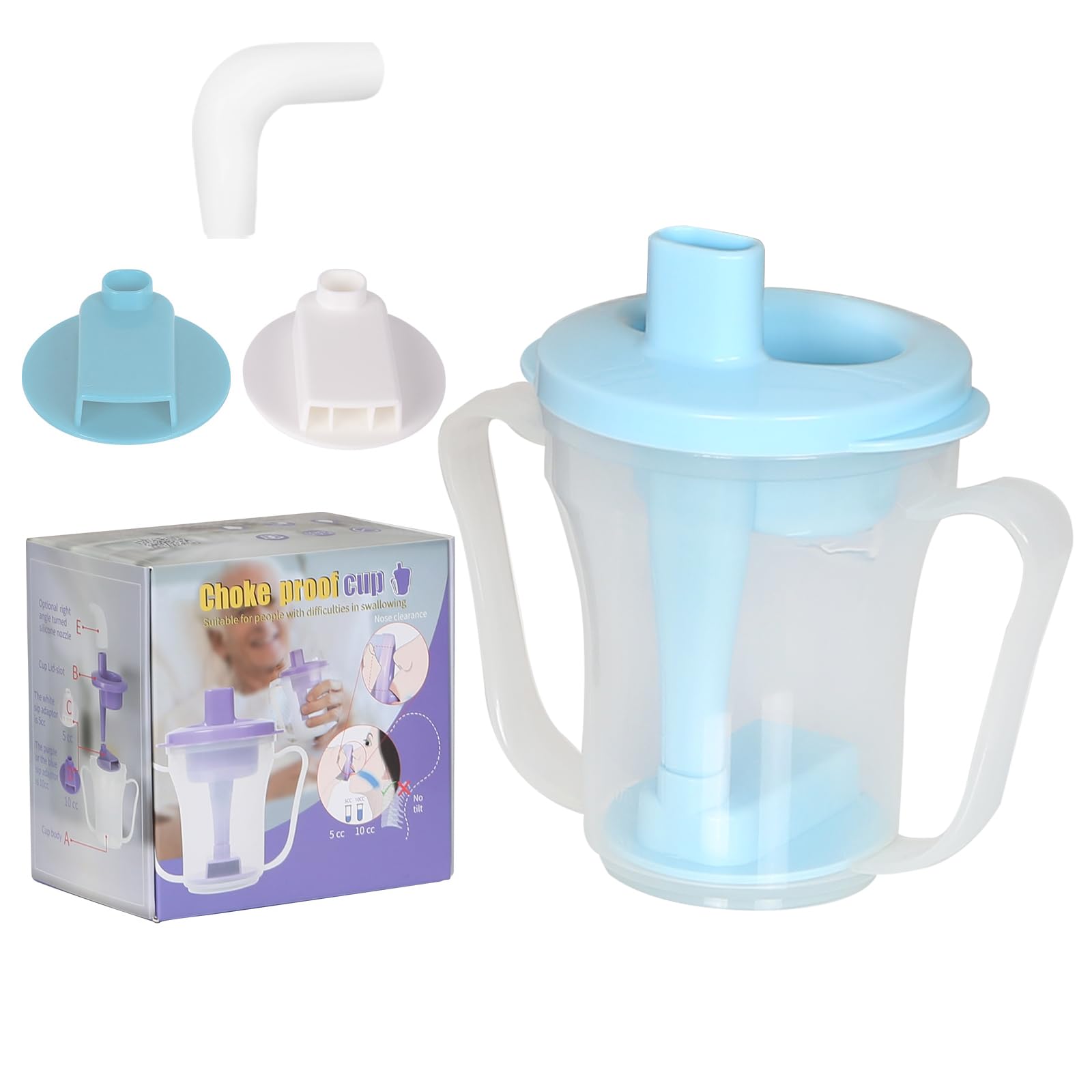 Dysphagia Regulating Drinking Cup for Swallowing Problems