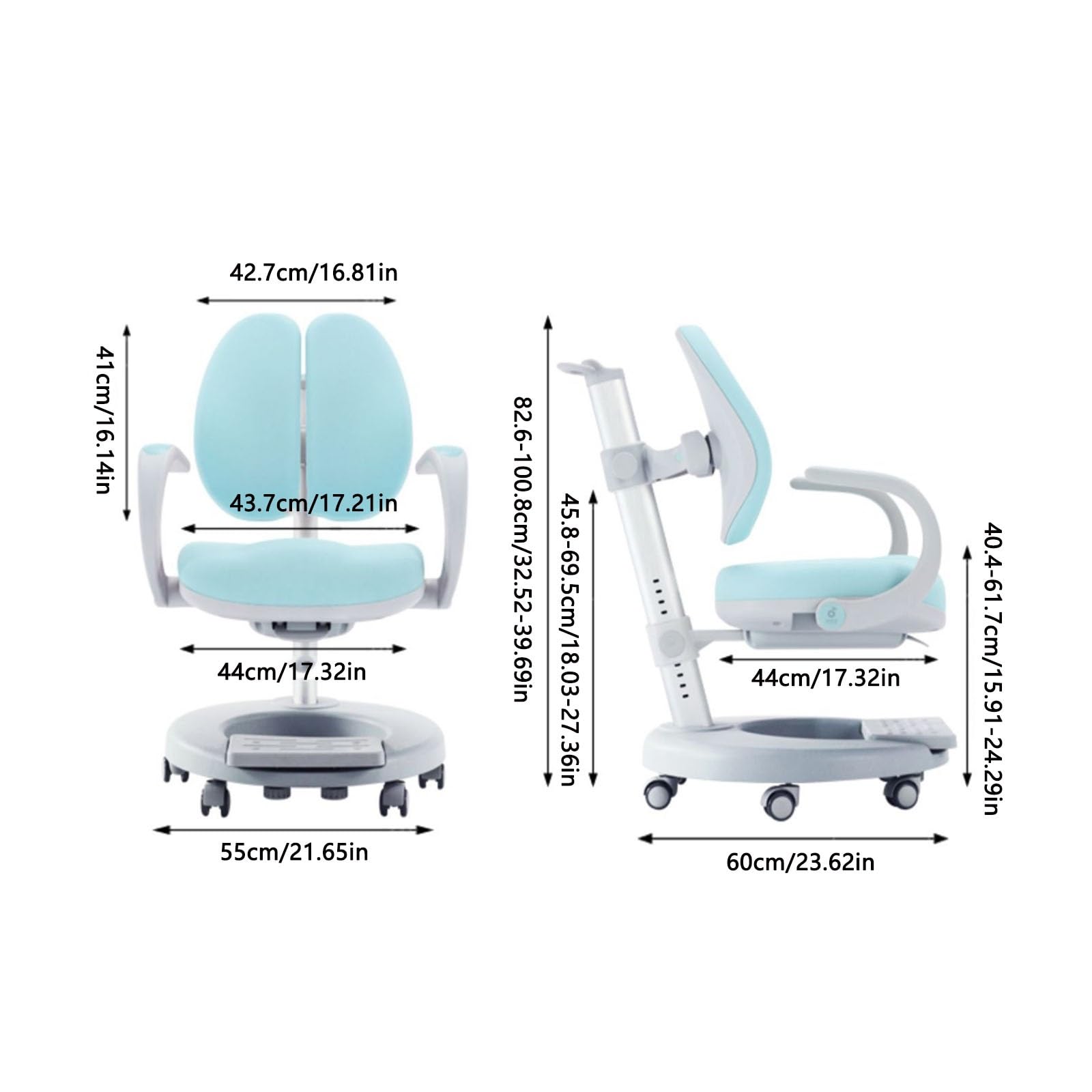 Ergonomic Kids Desk Chair with Adjustable Height