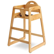 Wooden High Chair for Baby & Toddler – Restaurant-Style Stackable HighChair