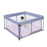 Portable Baby Playpen with Padded Floor, Foldable Play Yard for Babies and Toddlers