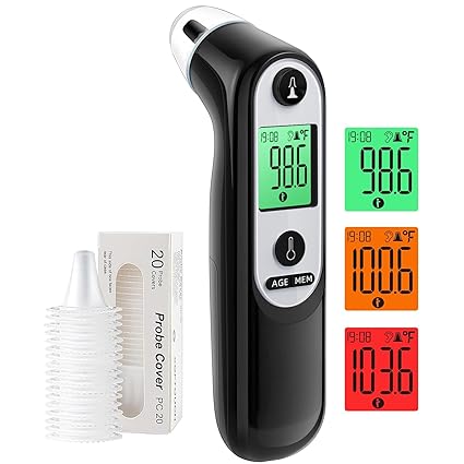 Ear Thermometer, Digital Ear Thermometer for Kids and Adults