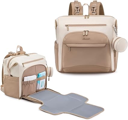 Diaper Bag Backpack, Baby Bag with Changing pad, Waterproof Diaper