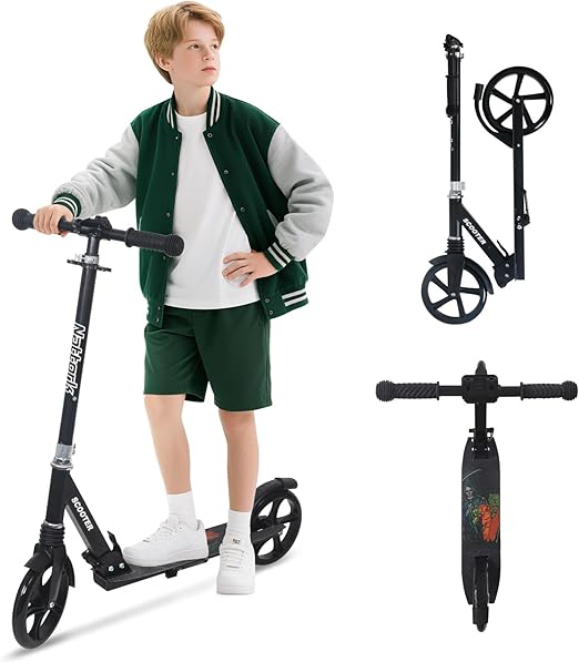 Kick Scooter for Kids 6+ Years Teens Adults - 220LB Weight Capacity