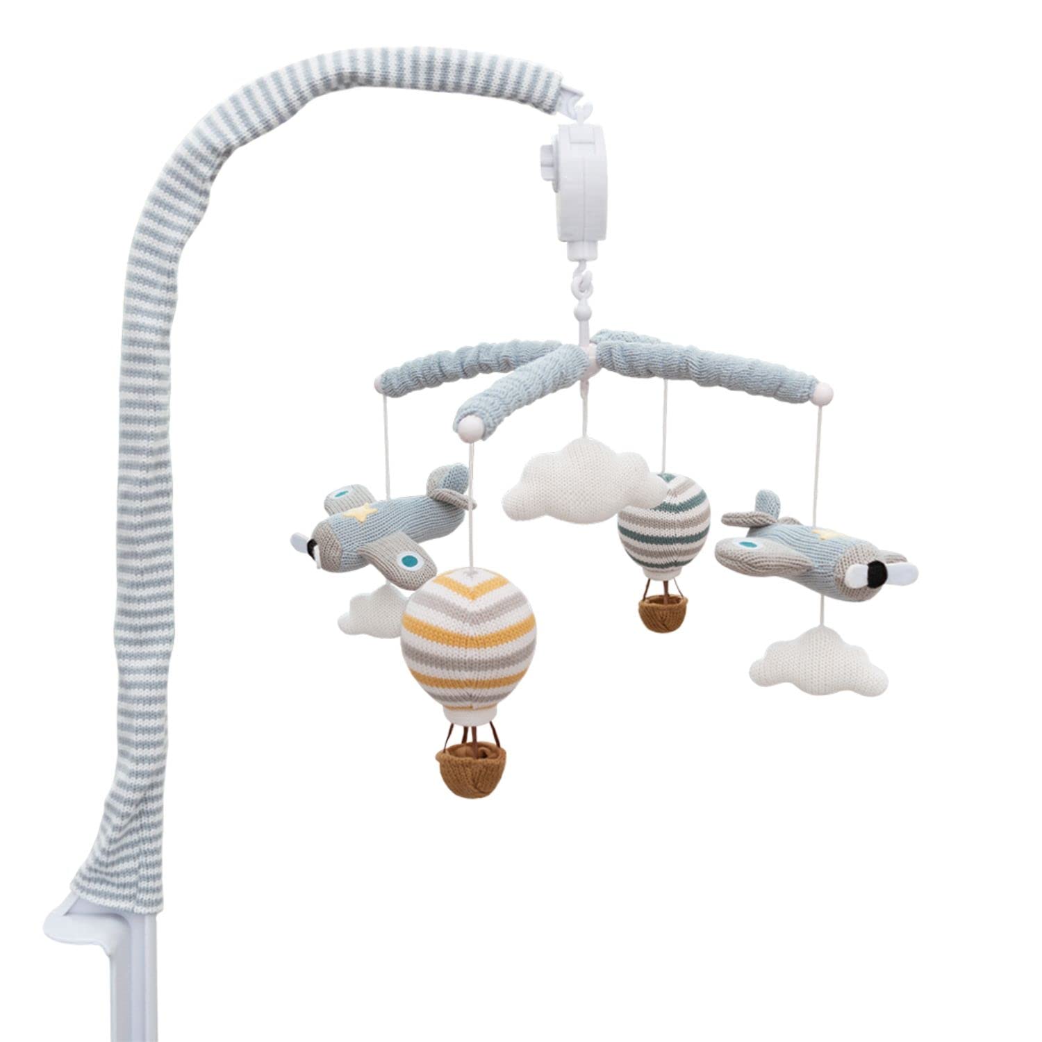 Baby Music Mobile - Up & Away Crib Toy, Sky Hot Air Balloon