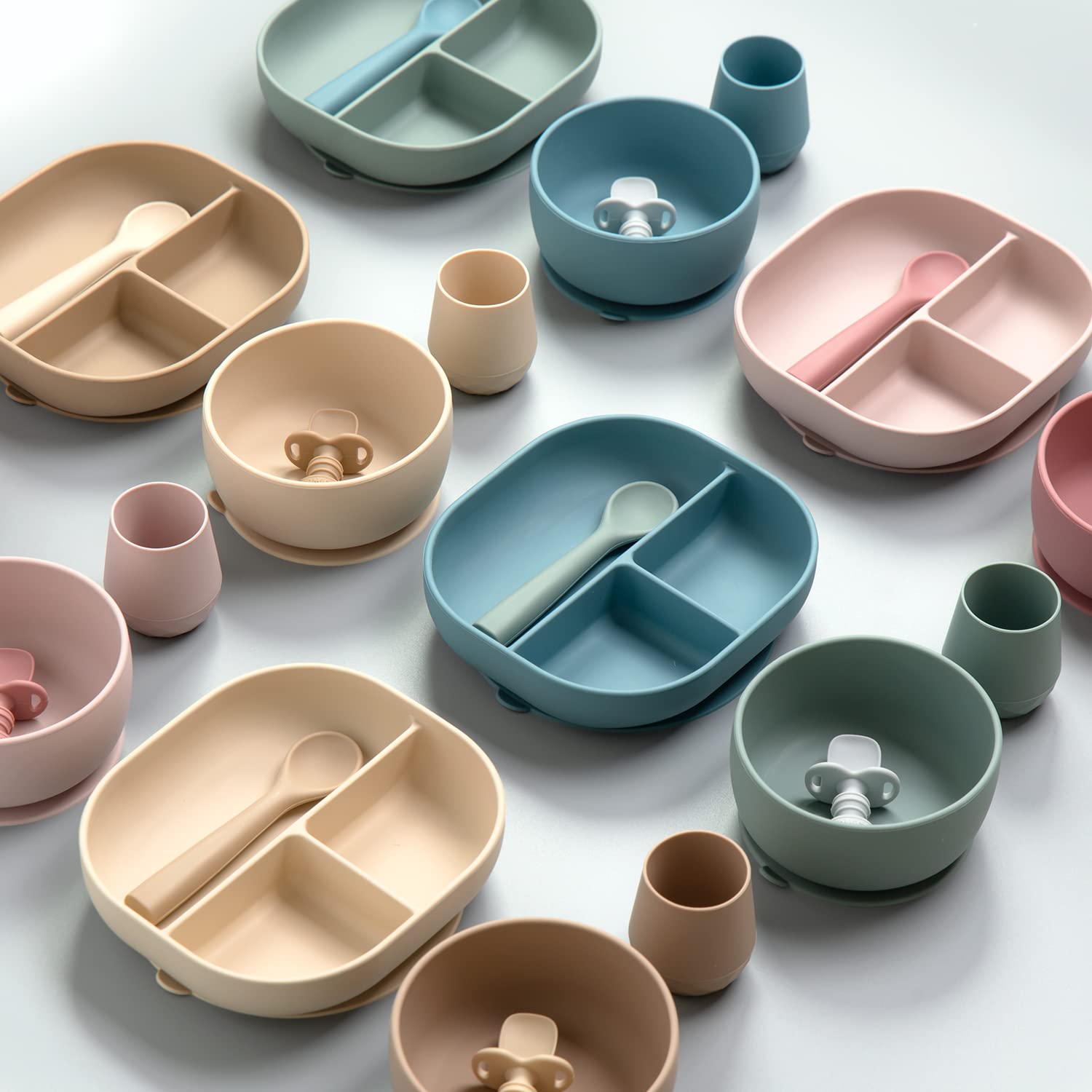 Silicone Baby Feeding Set, Baby Led Weaning Supplies
