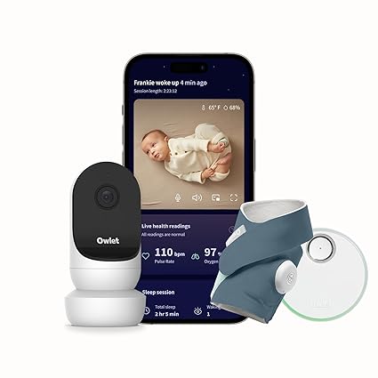 Duo Smart Baby Monitor: FDA-Cleared Dream Sock® Plus Owlet Cam
