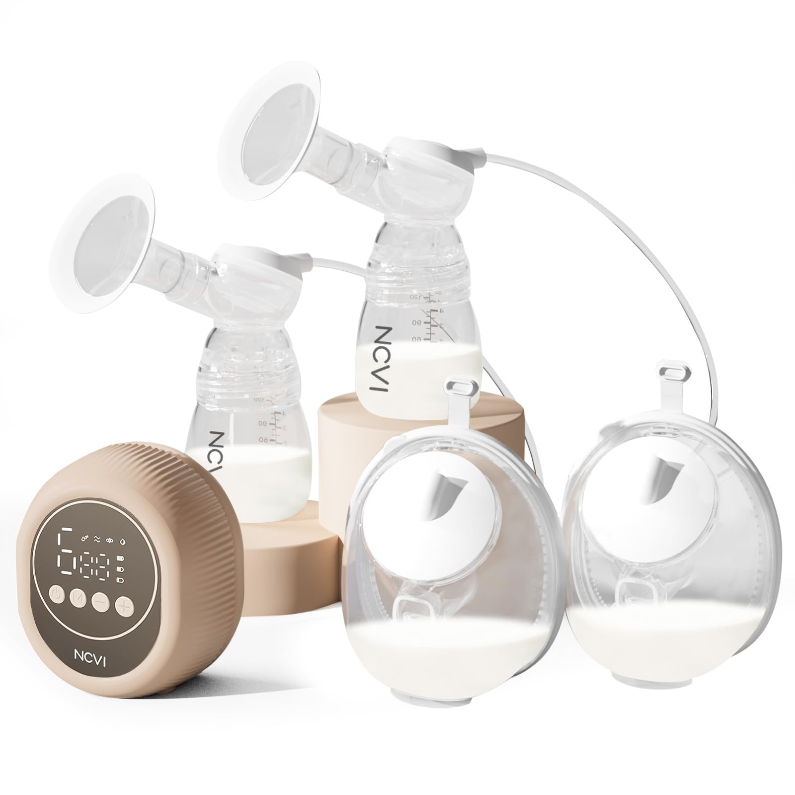 Electric Double Breast Pump and Wearable Breast Pump Cup Accessories