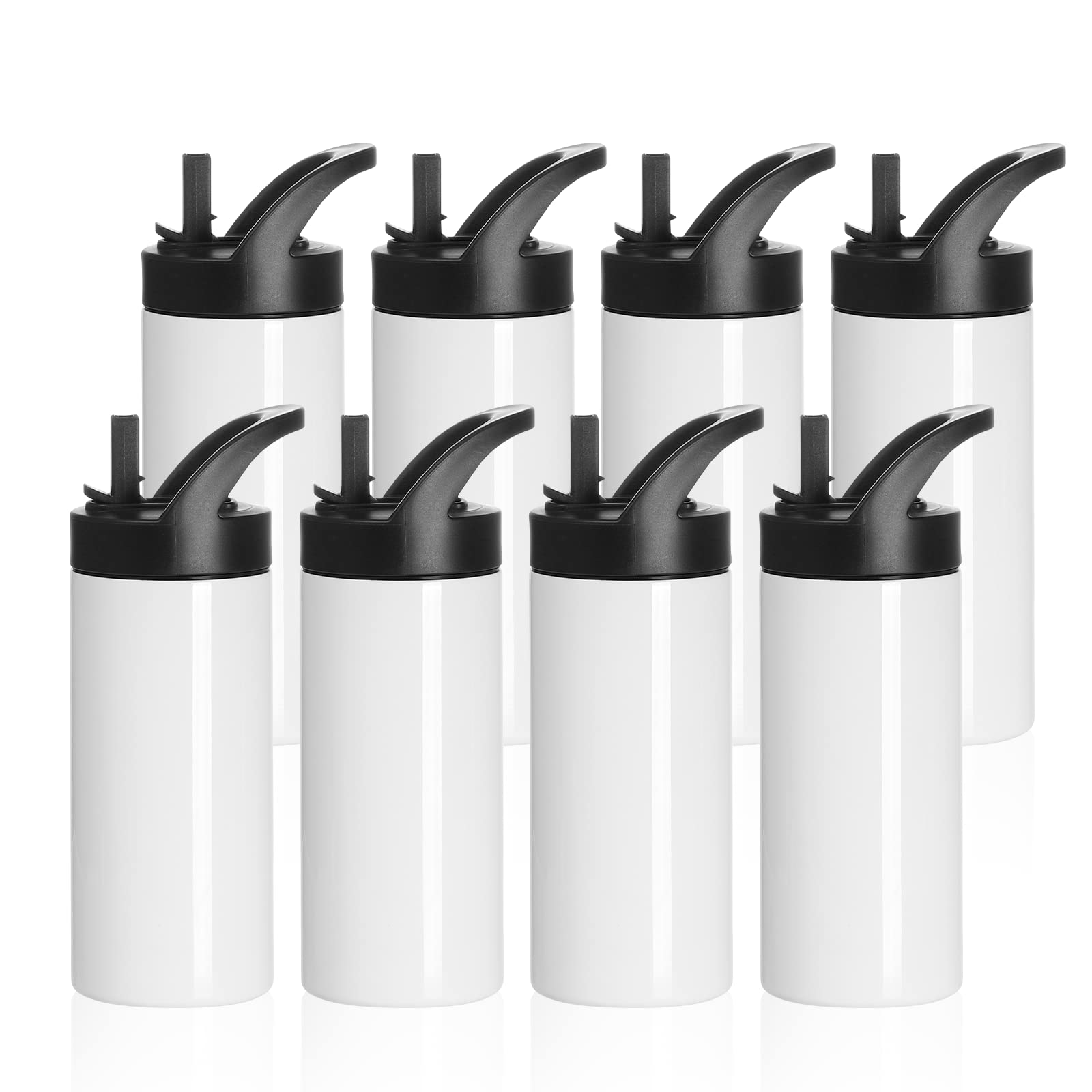 Pack Sublimation Sports Kids Water Bottle Blanks Bulk 16 OZ White