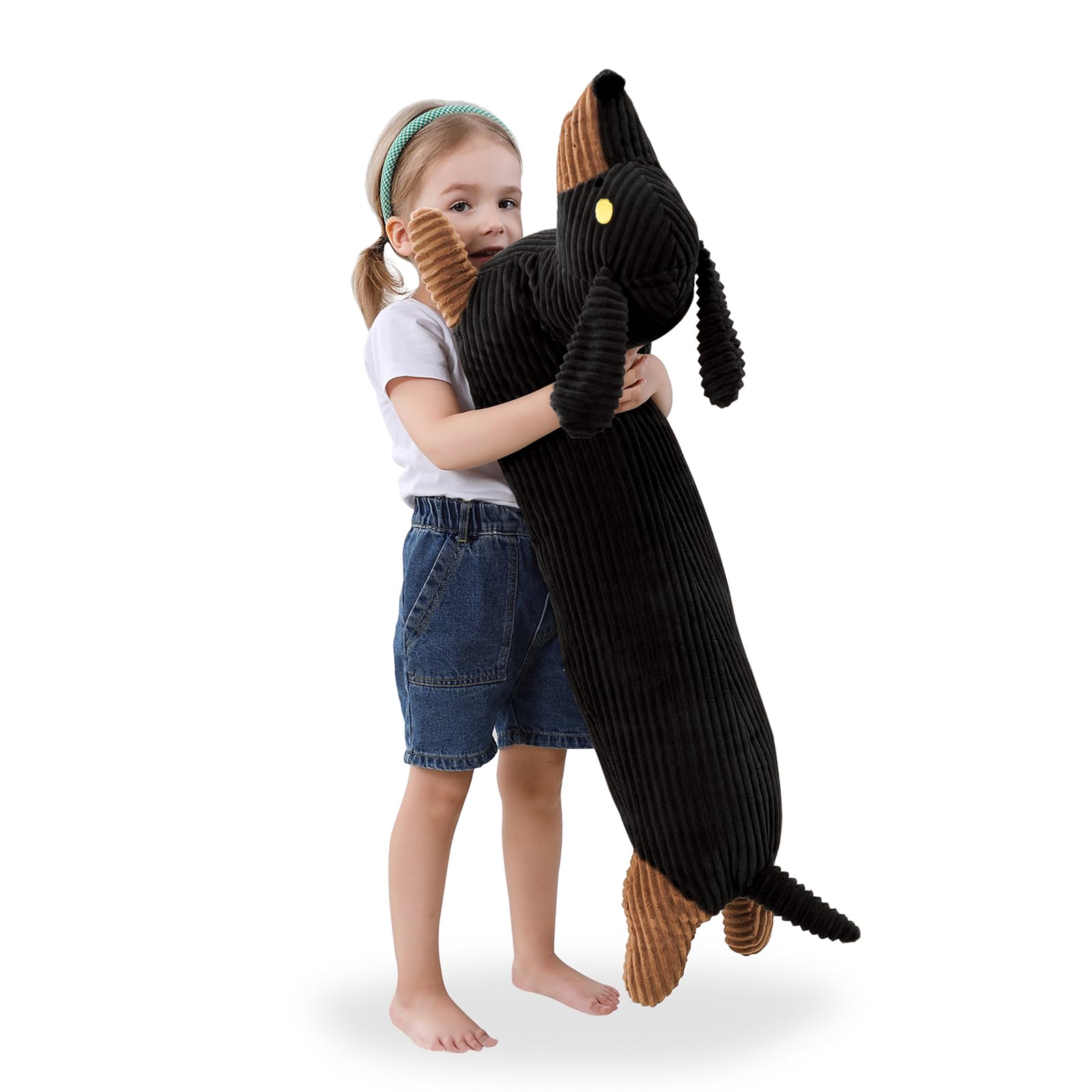 Weighted Stuffed Animals 20" | 5 lbs Calico Cat Plush for Calming Cozy Comfort