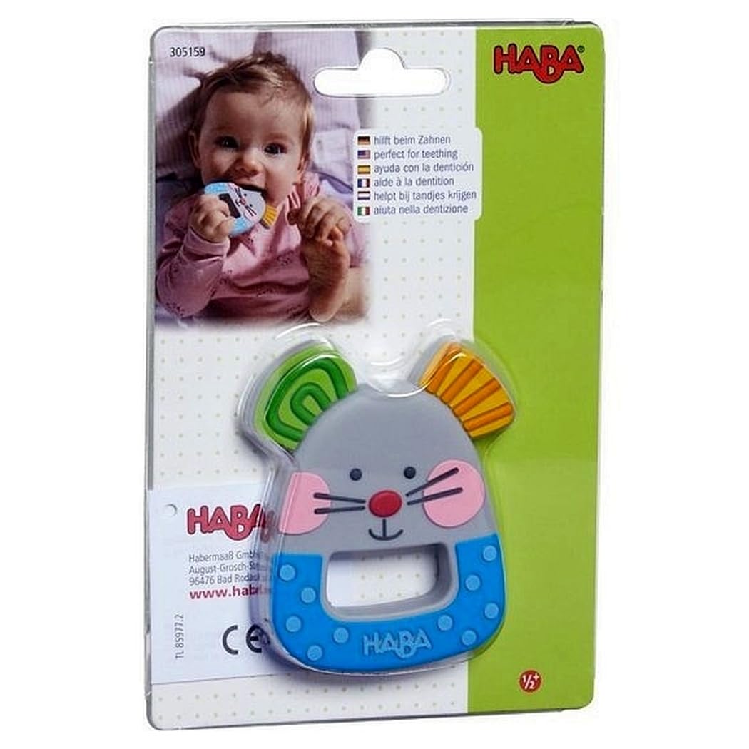 HABA Small Mouse 305159 Silicone Teething Toy