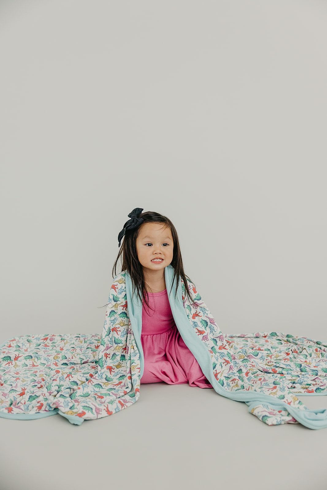 Oversized Reversible Fleece Throw Blanket 70x50 Inch