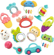 Baby Toys 6 to 12 Months, 12PCS Rattle Baby Teething Toys