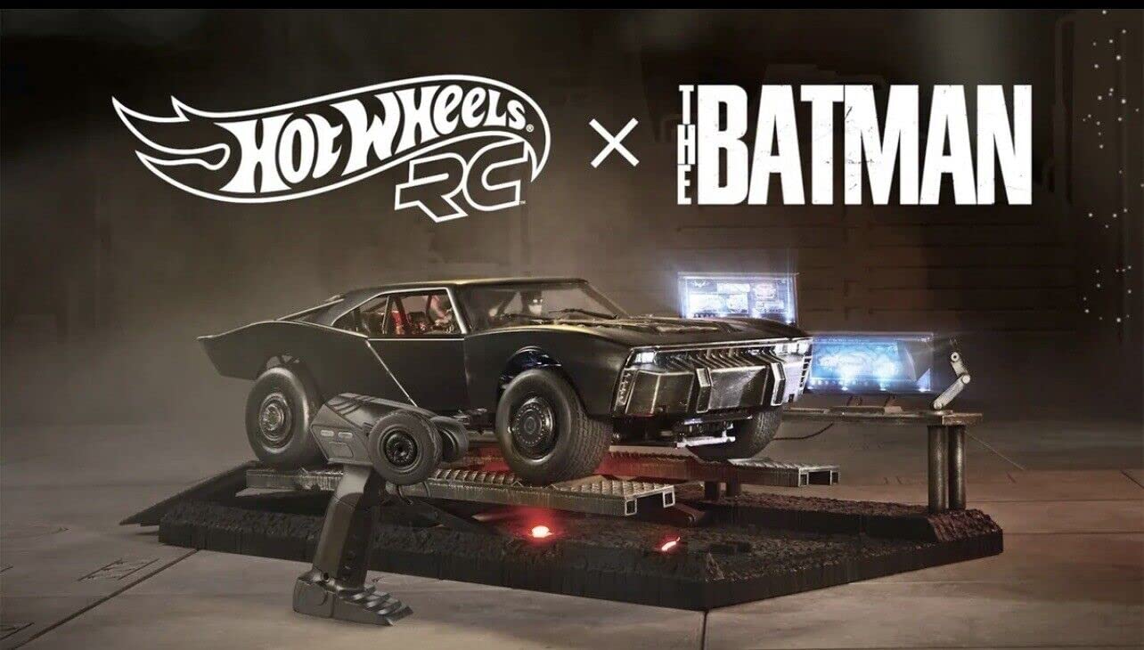 RC The Batman Batmobile, Remote-Controlled 1:10 Scale Toy Vehicle HCD18