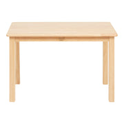 Express Kids Wood Table, Rectangle, 24in x 36in, Kids Furniture, Natural