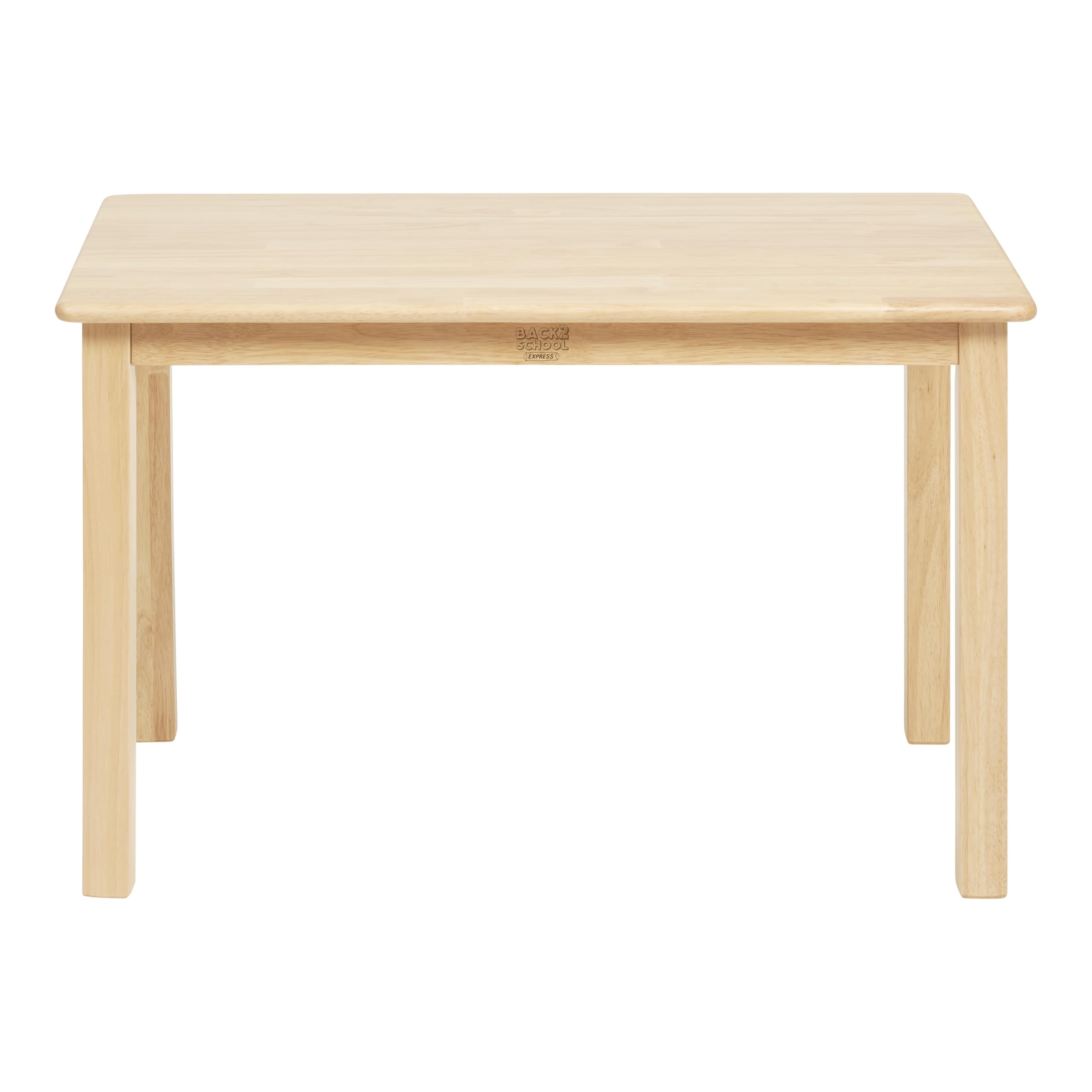 Express Kids Wood Table, Rectangle, 24in x 36in, Kids Furniture, Natural