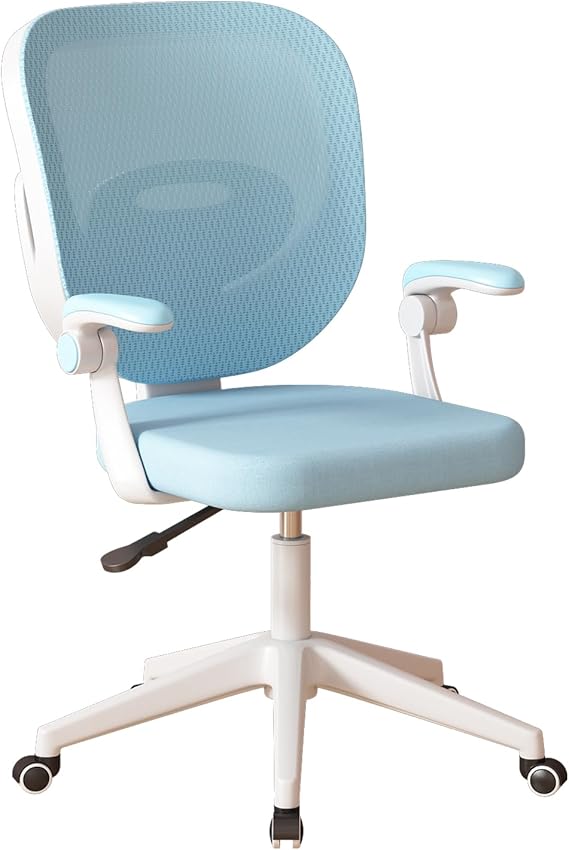 Boys Girls Desk Chair with Adjustable Armrests, Kids Desk Chair with Wheels