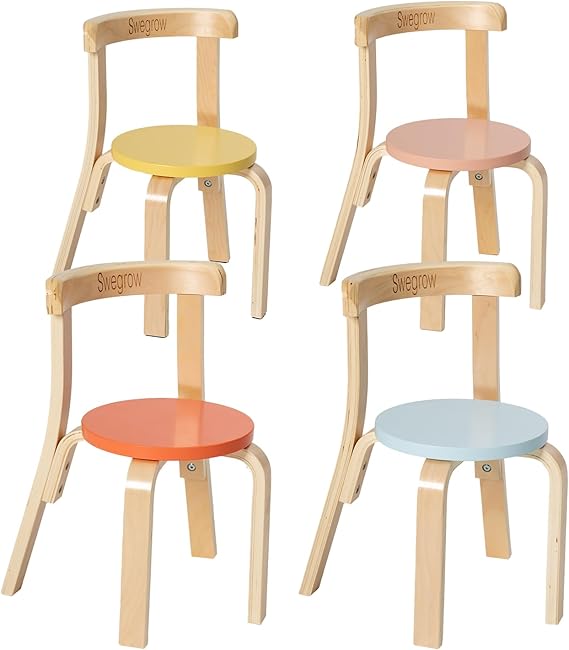 Kids Chair, Toddler Chair for Table, Kids Stackable Chairs