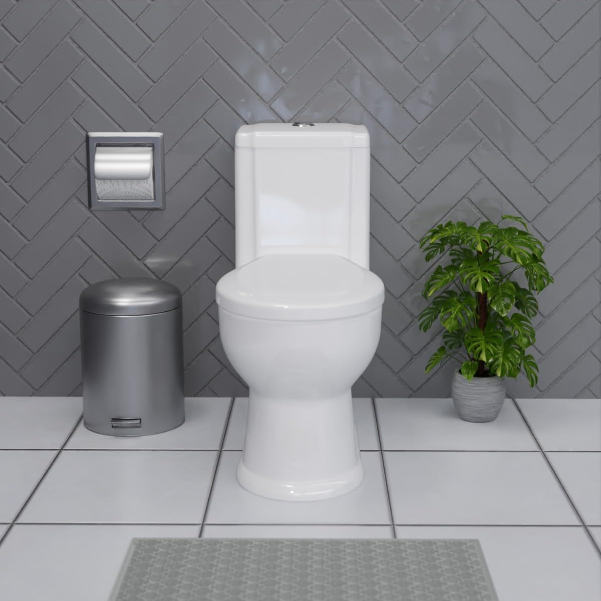 Supply Potty Training Toilet 12 In. White Ceramic Toddler Potty Training