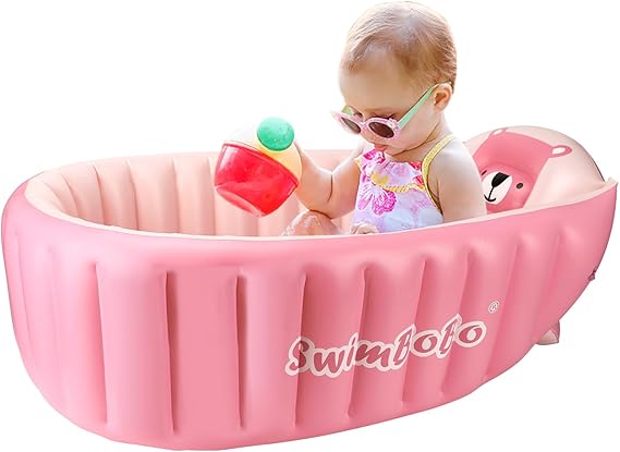 Inflatable Baby Bath Tub Portable Foldable Travel Mini Swimming Pool