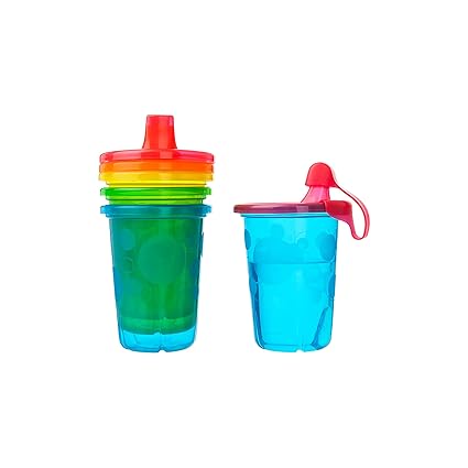 Years Take & Toss Spill Proof Sippy Cups - Rainbow Party Pack