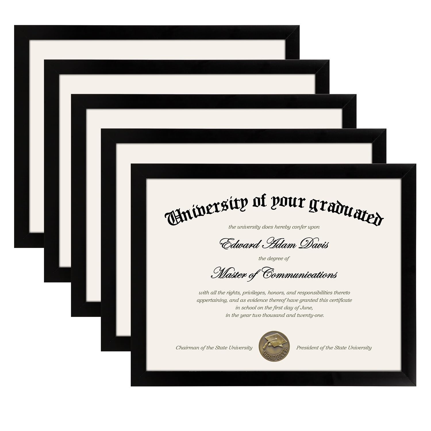 Certificate Frame with High Definition Glass