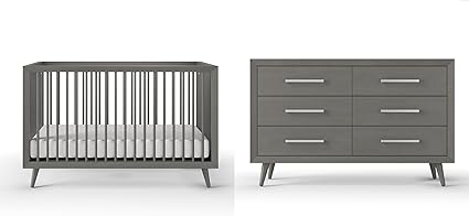 Cranbrook Nursery Set, 2-Piece, Includes 4-in-1 Convertible