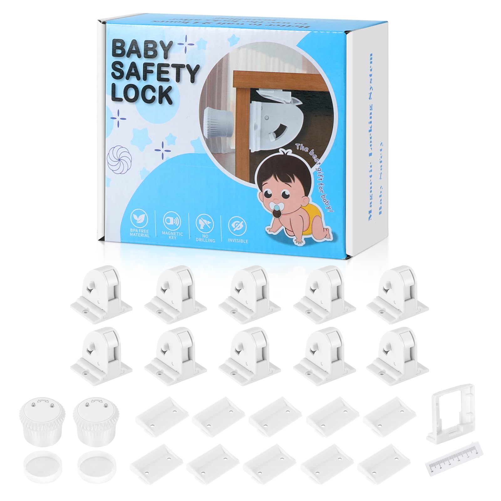Cabinet Locks for Child Safety, Drawer Locks Baby Proofing