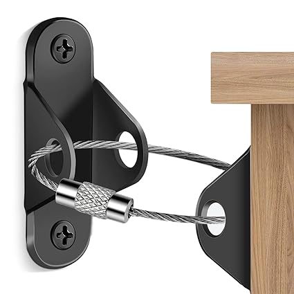 Furniture Anchors (10 Packs) Anti Tip Furniture Anchors