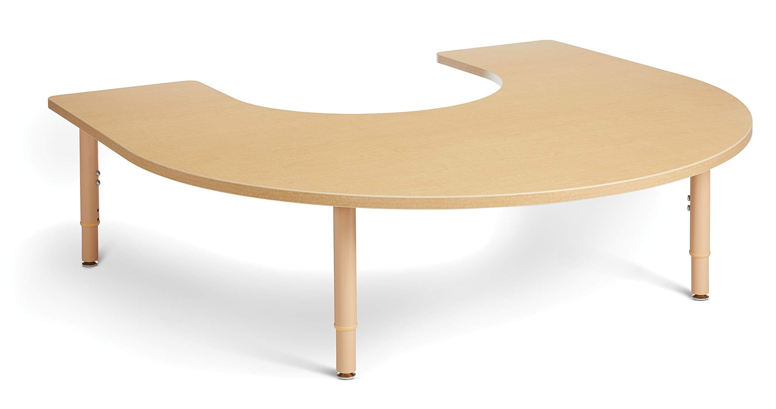 PurposePlus Horseshoe Table, 66" x 60"