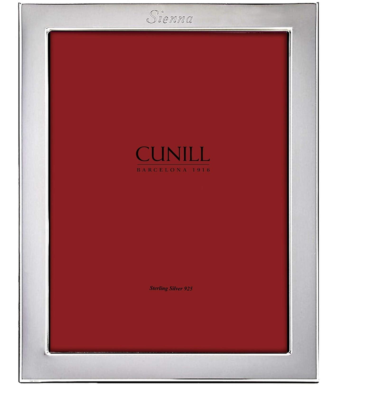 9846 Oxford 4x6 Frame Sterling Silver Picture Frame