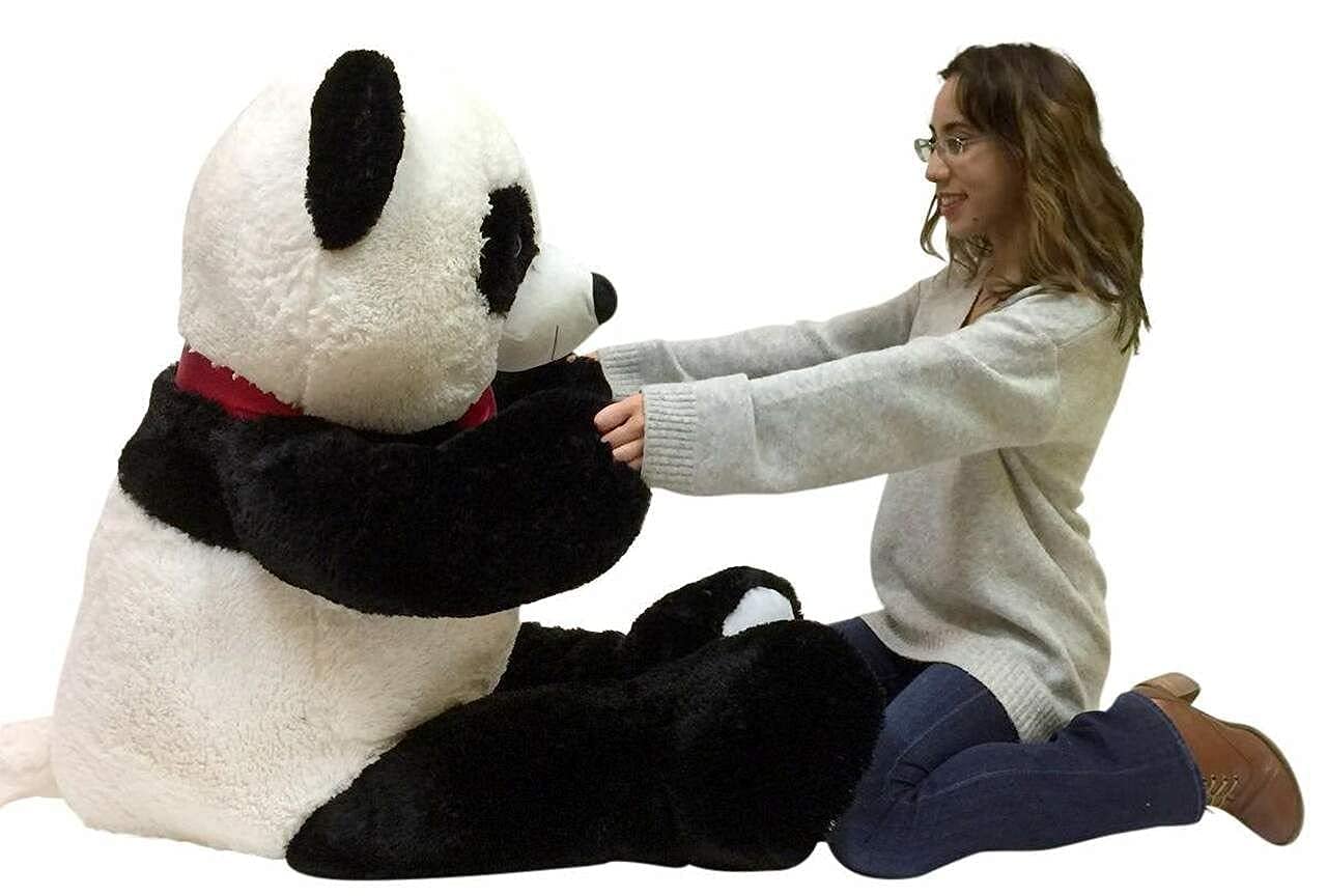 Giant Panda Bear Stuffed Animal - Huge 5-Foot Extra-Soft Jumbo Plush Panda