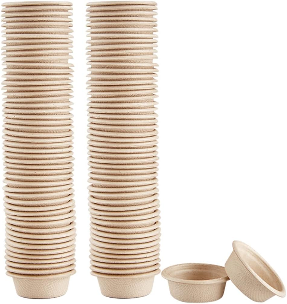 Paper Feeding Cups Samll 0.5 oz Gecko Food and Water Feeding Dish Ledge Accessories