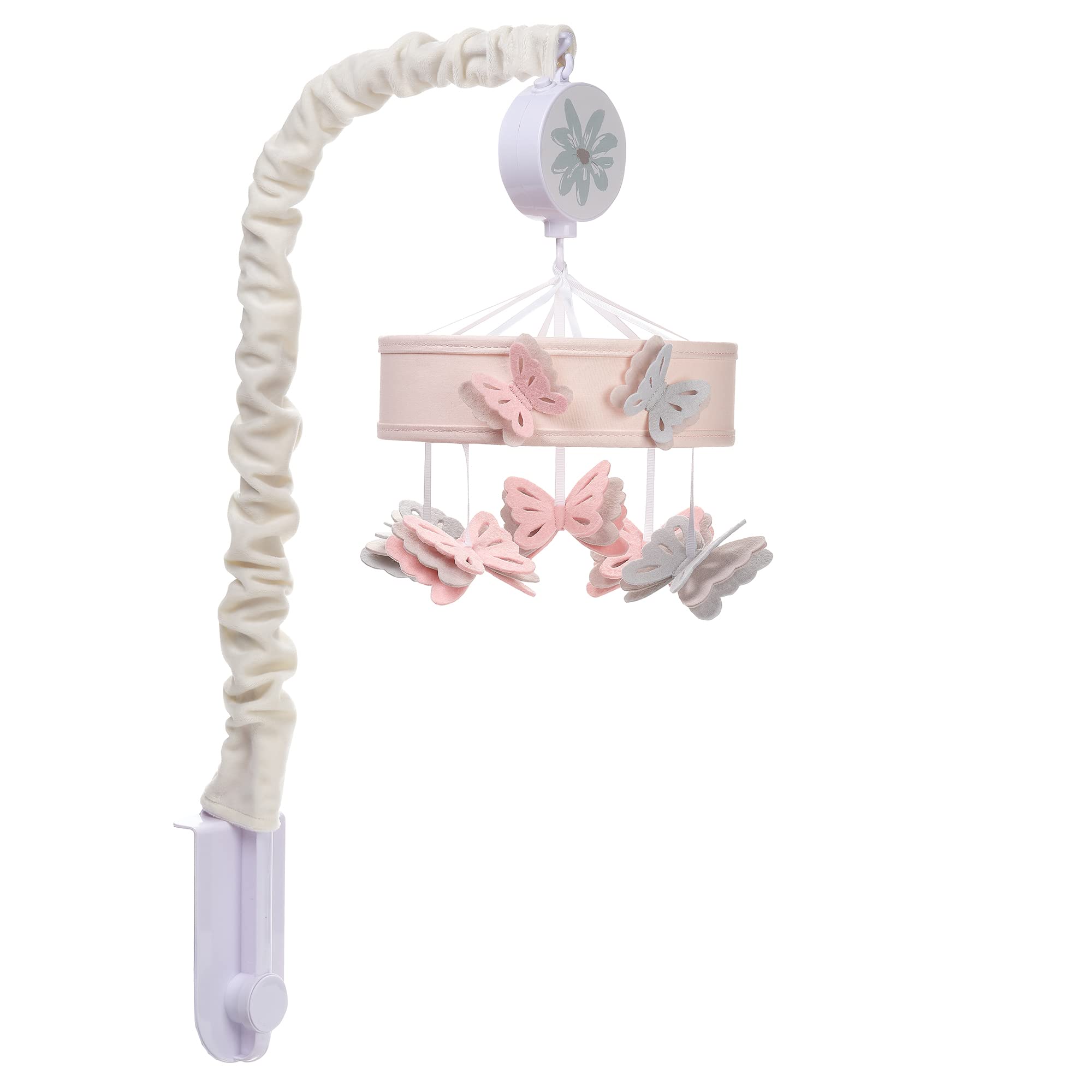 Baby Blooms Pink Butterfly Musical Baby Crib Mobile Soother Toy