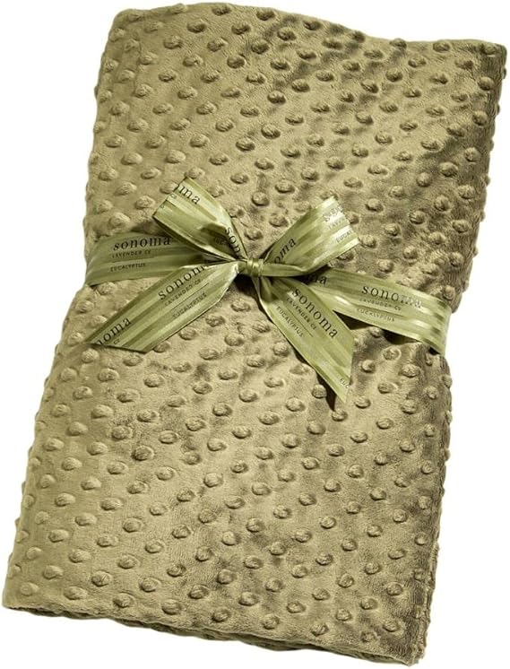 Aromatherapy Spa Blanket Filled with Lavender Flowers and Flaxseed