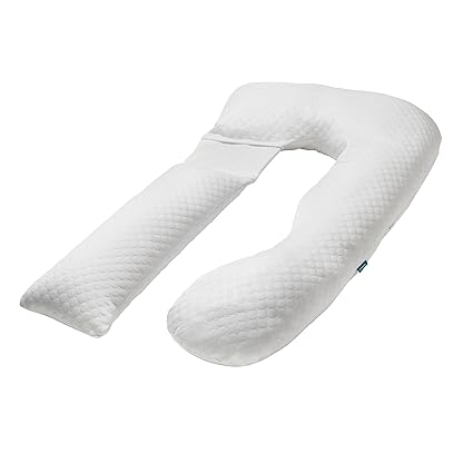 Talbot's Mom's Pregnancy Pillow - Stay Cool C-Shaped Pillow for Pregnant Women