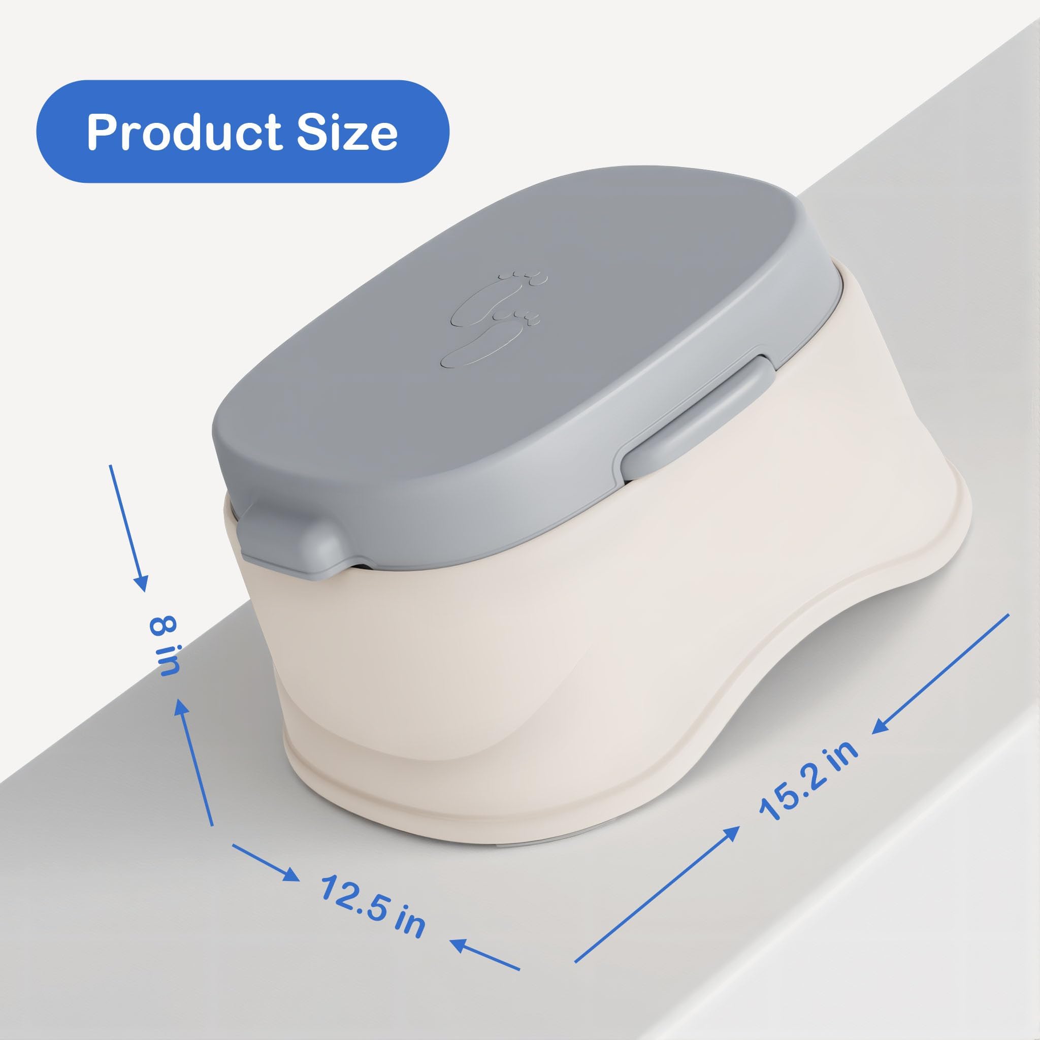 3-in-1 Potty Training Toilet, Upgrade Potty Training Seat & Toddler Step Stool, Detachable Toilet for Toddlers, Perfect for Boys and Girls