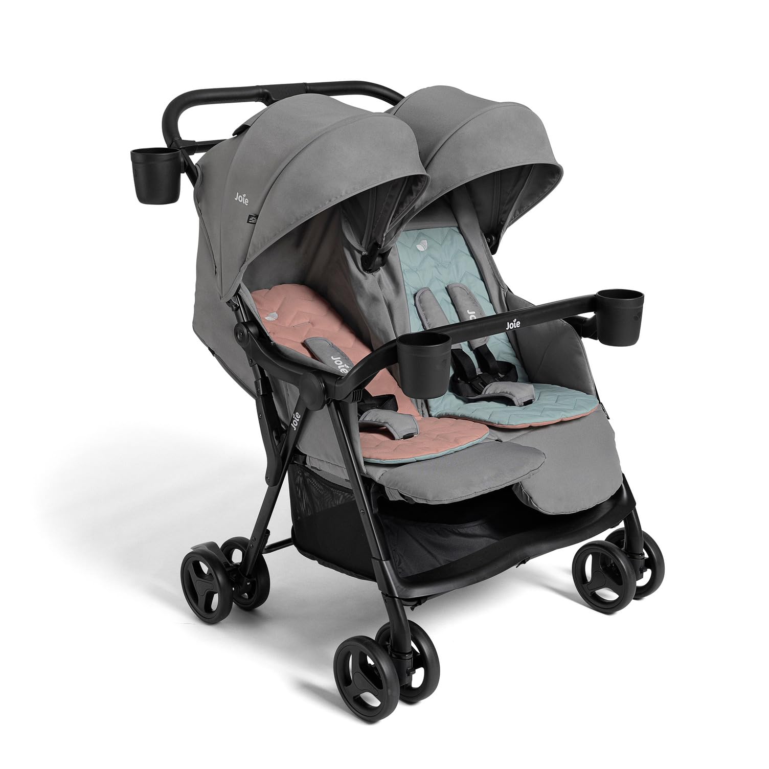 Side-by-Side Double Stroller – Lightweight, Compact, and Comfortable