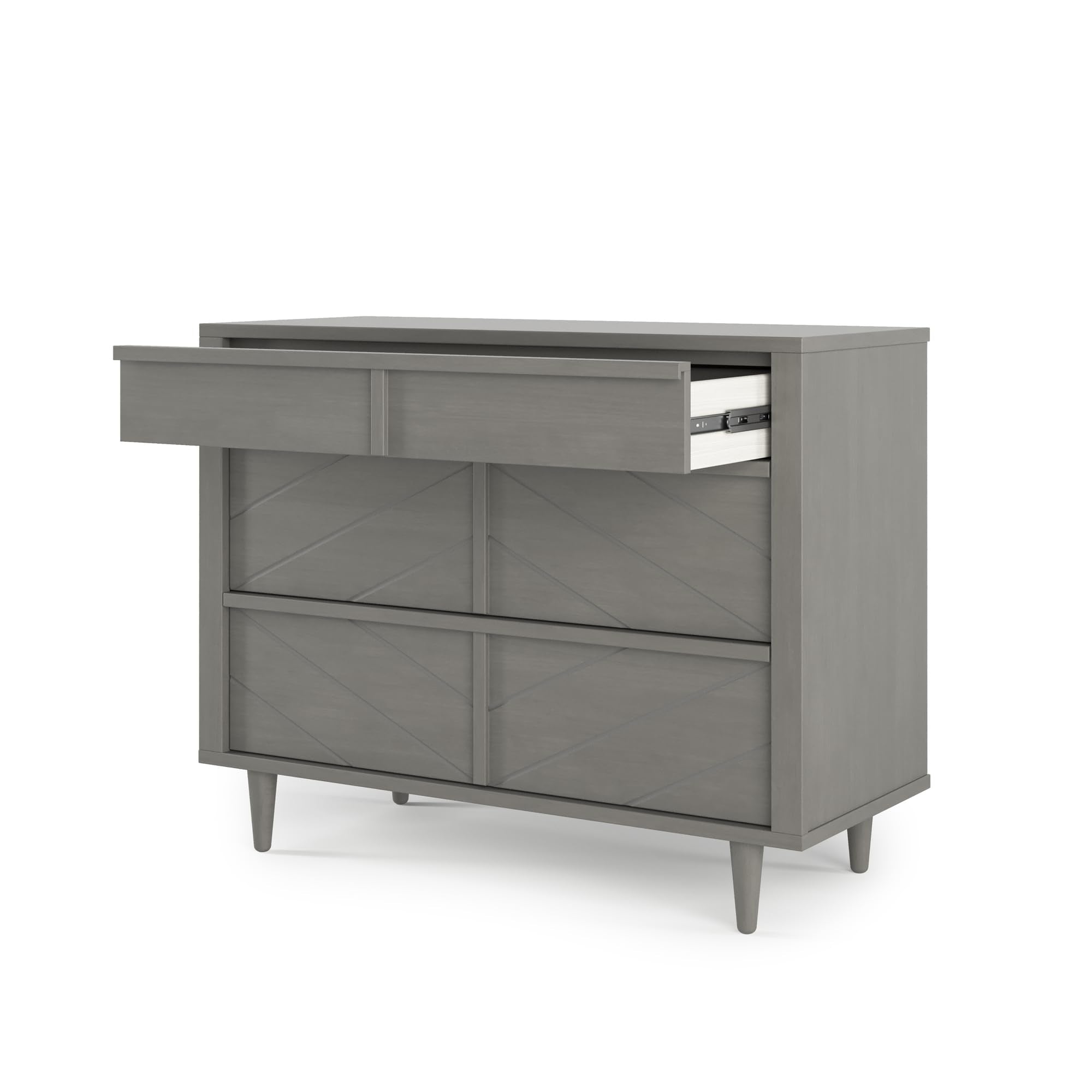 4-in-1 Convertible Crib and Dresser Nursery Set
