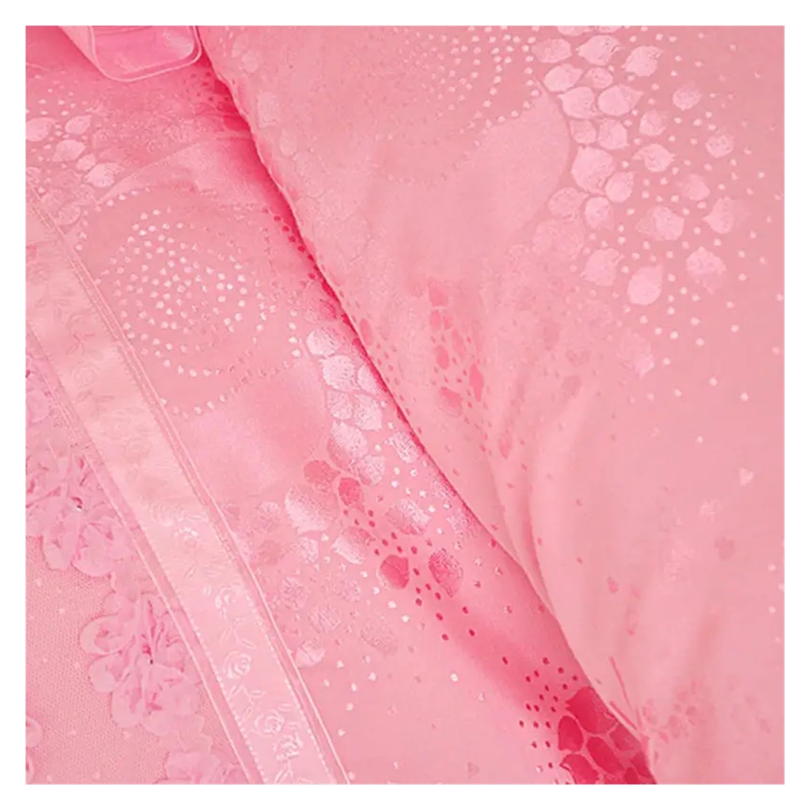Princess Style Lace Pink Bedding Set Luxury Twin Queen King Size Bed Set