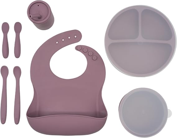 Led Weaning Bundle, Silicone Suction Bowl, Spoons
