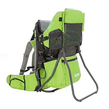 Cross Country Baby Backpack Carrier, Grey, Toddler Hiking Backpack with Comfortable Seat