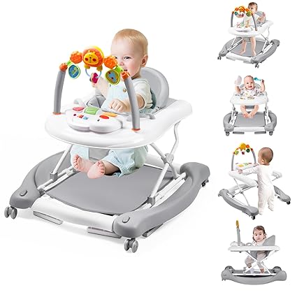 Baby Walker, 5-in-1 Baby Walkers for Boys and Girls 6-12 Months
