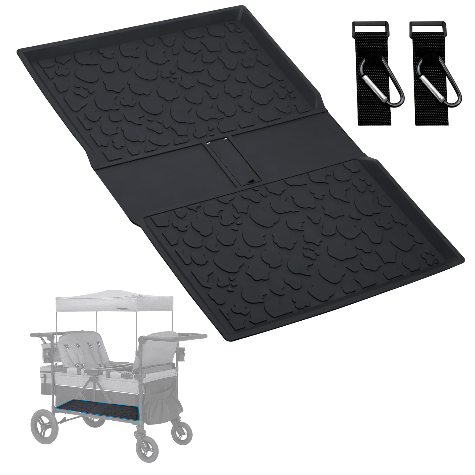All Weather Mat for Wrangler Deluxe 4 Seater Stroller Wagon