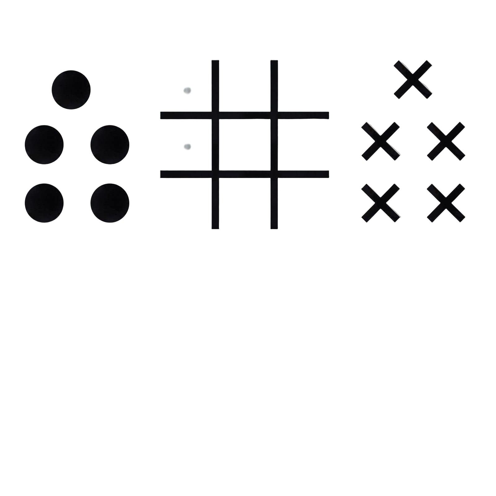 Tic Tac Toe Wall-Mount Game,Game Room Decor,Hallway Decor