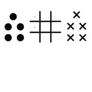 Tic Tac Toe Wall-Mount Game,Game Room Decor,Hallway Decor