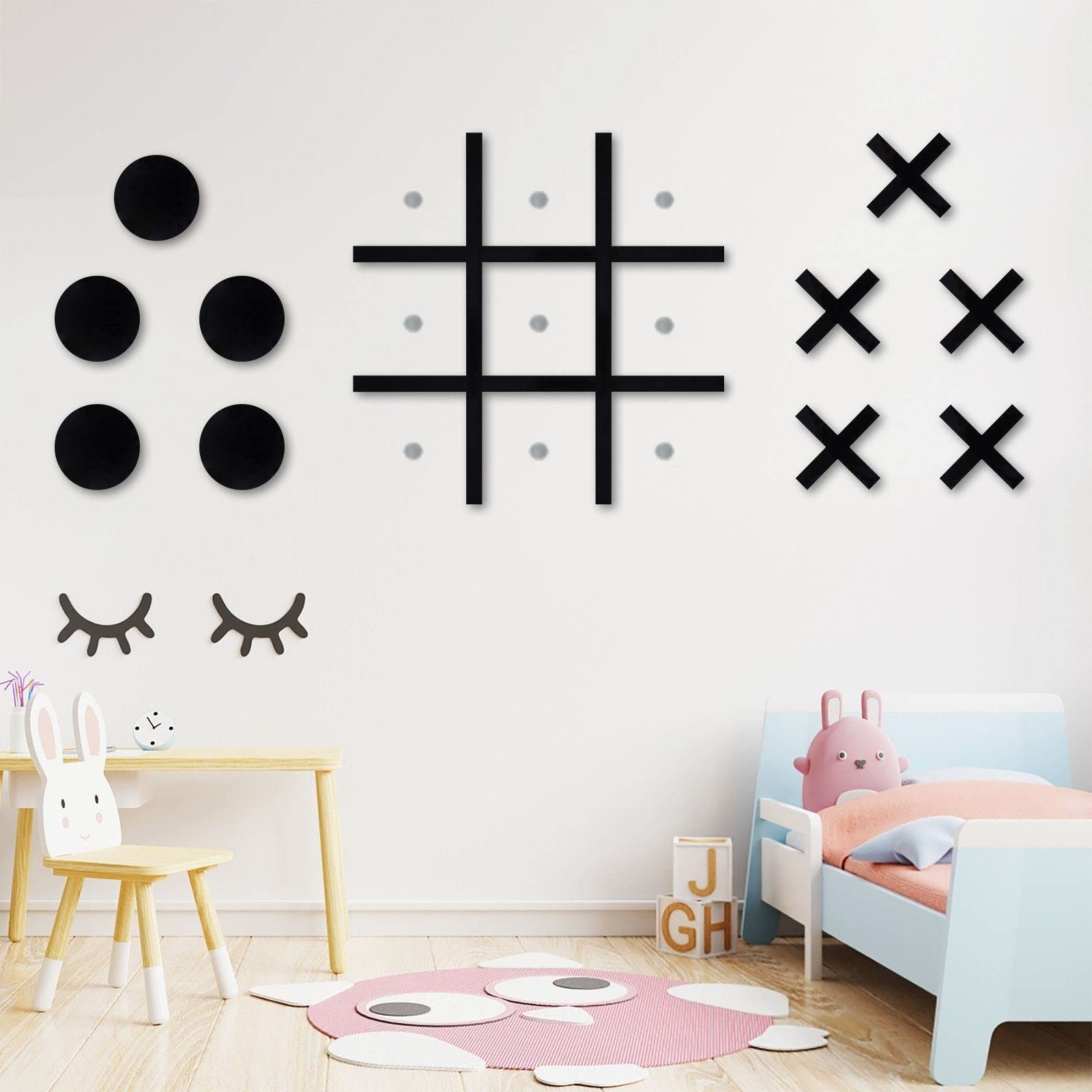 Magnetic Tic Tac Toe Wall Game